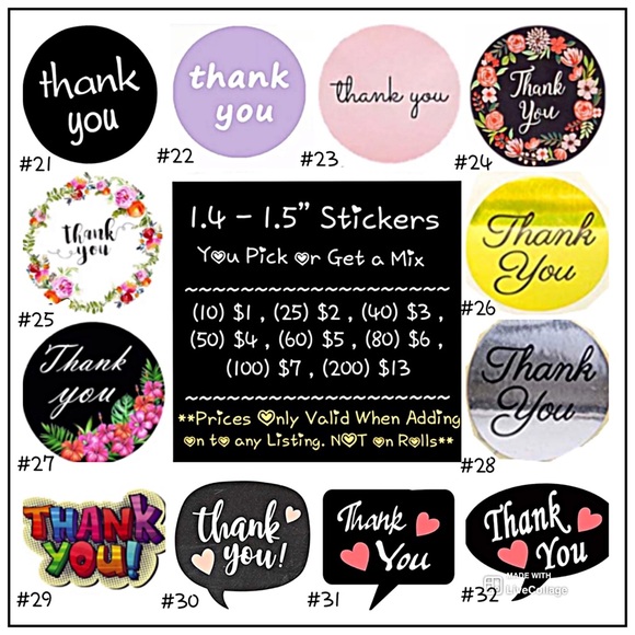 100 - 10x13” Mix Holiday Poly Mailers - Picture 4 of 8